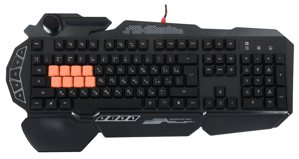 фото Игровая клавиатура a4tech bloody b318 black