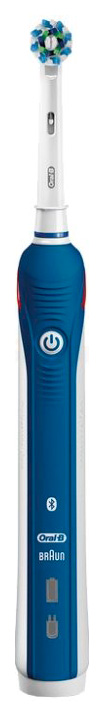 фото Зубная щетка электрическая braun oral-b smart 4000 (d21.525.3m) blue