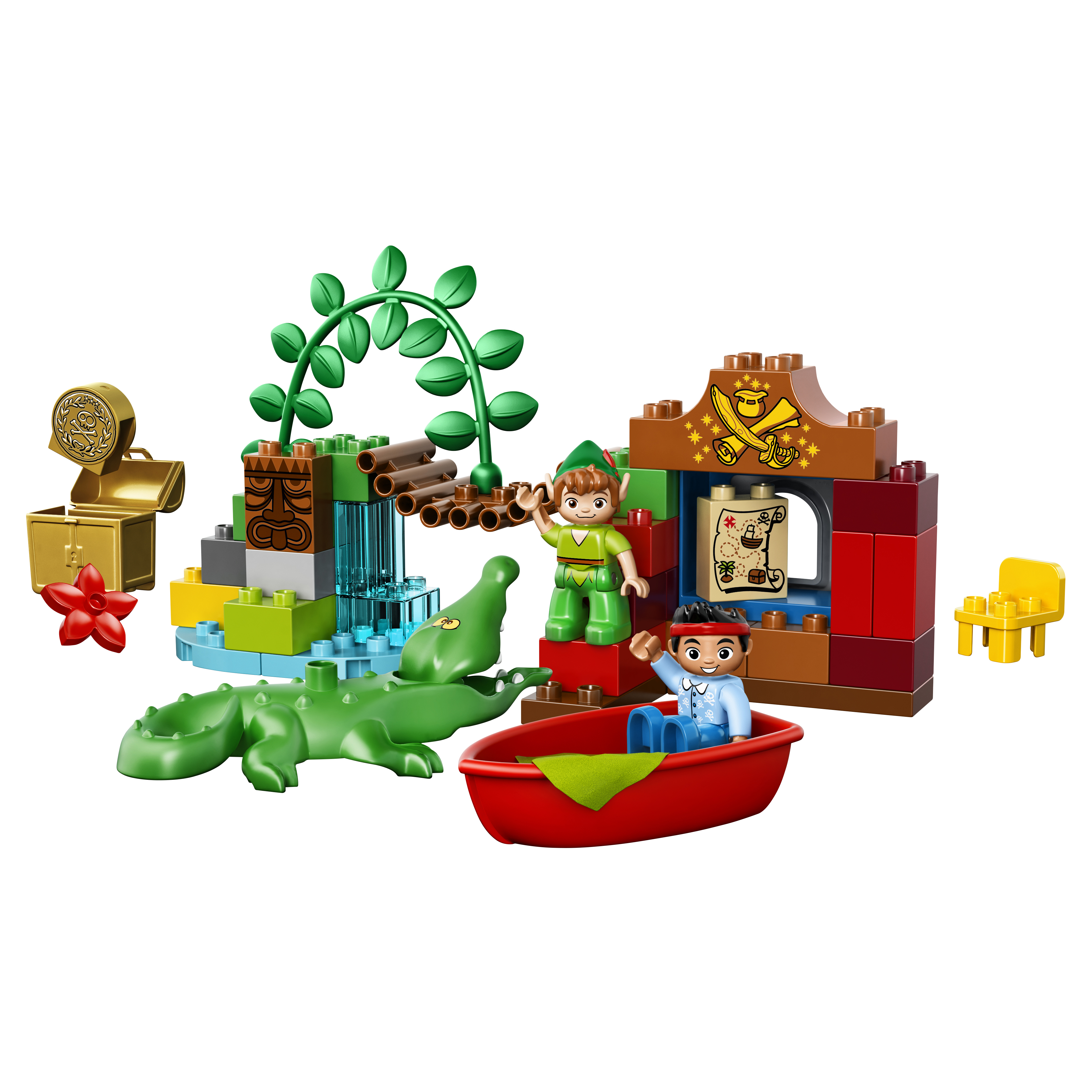 Конструктор LEGO DUPLO Jake Питер Пэн в гостях у Джейка (10526) конструктор lego duplo jake штаб пиратов нетландии 10513