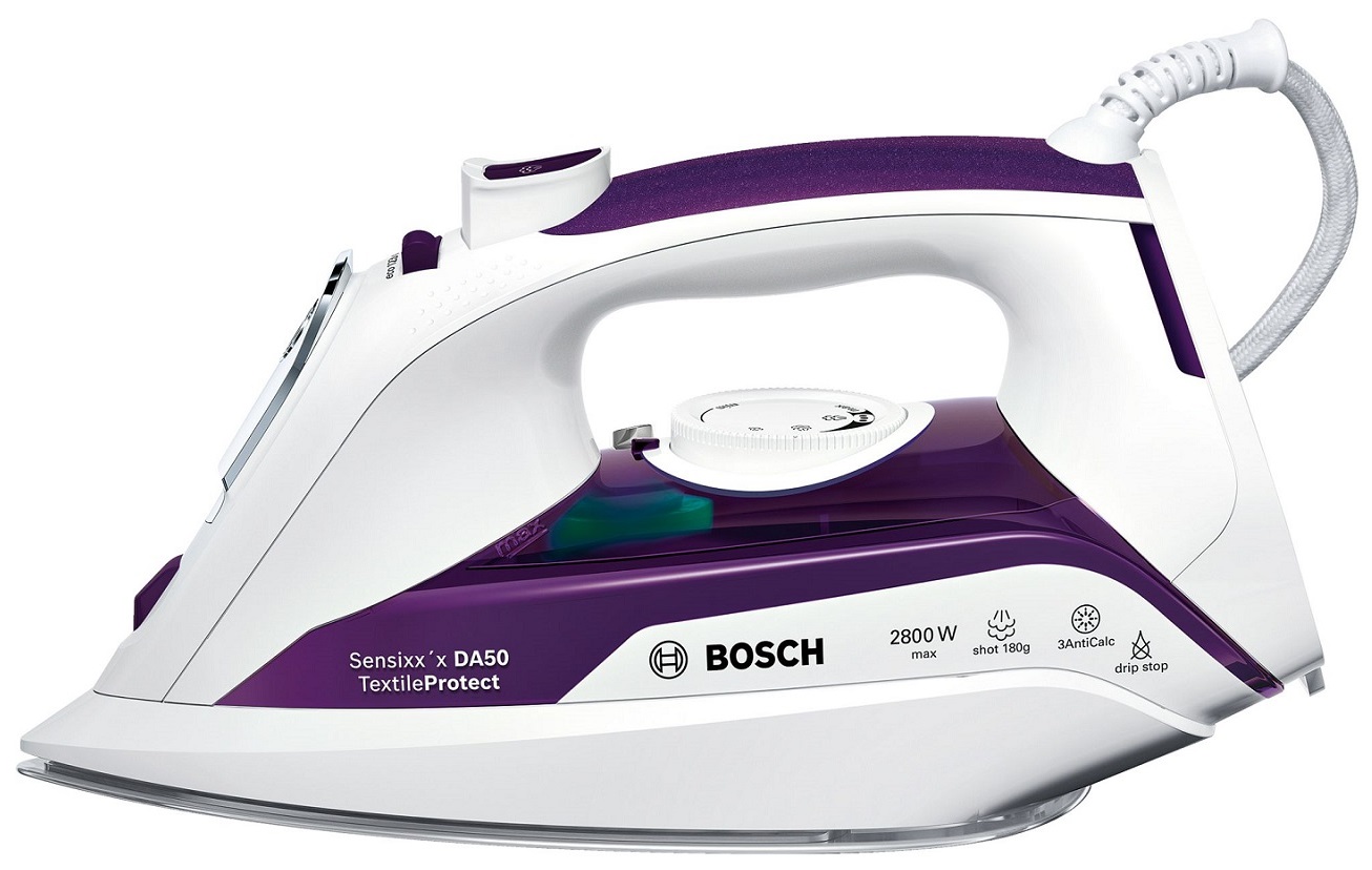 фото Утюг bosch tda502801t white/purple