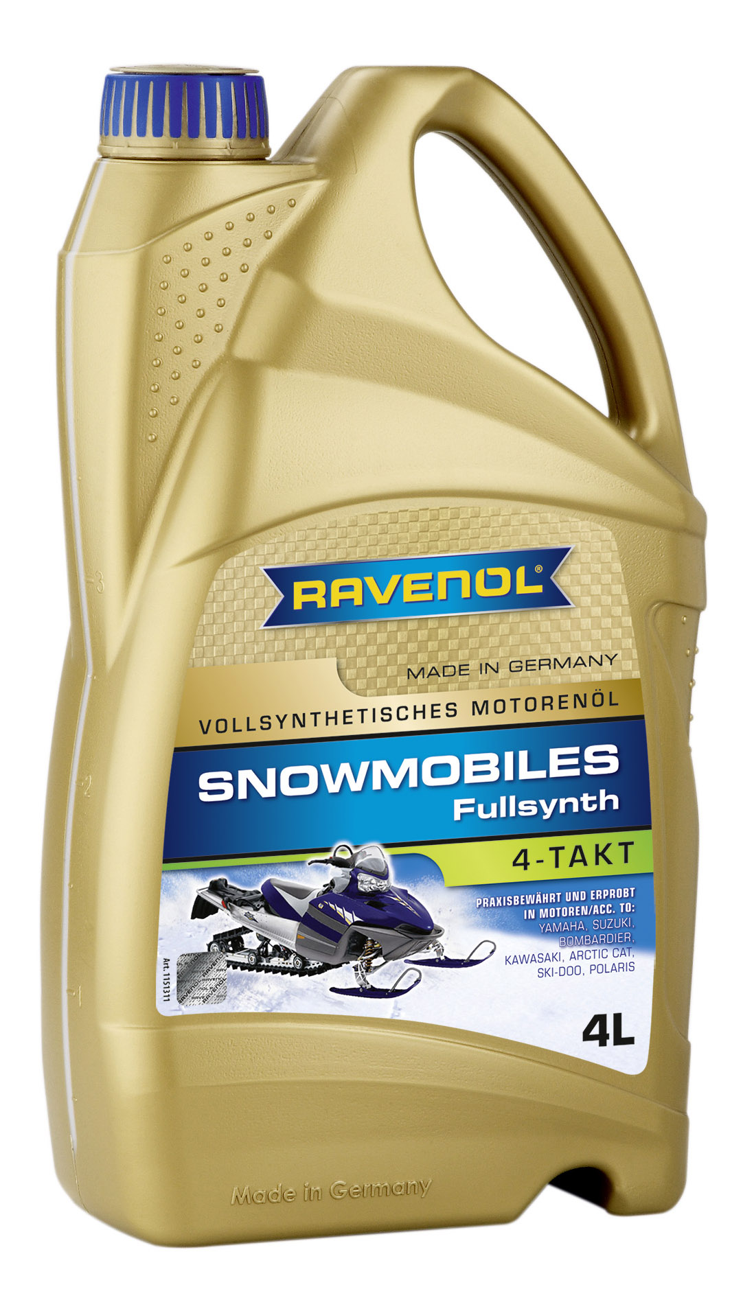 фото Моторное масло ravenol snowmobiles 4-takt fullsynth 5w-30 4л