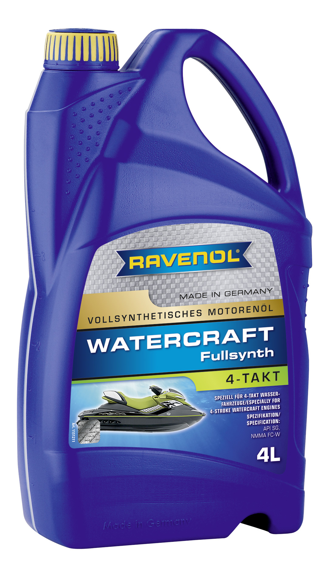 

Моторное масло для 4-Такт RAVENOL Watercraft 4-Takt (4л) new, Watercraft Takt (4л) (4014835727892)