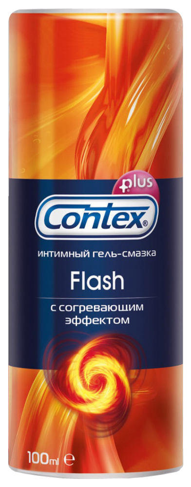 фото Гель-смазка contex plus flash 100 мл