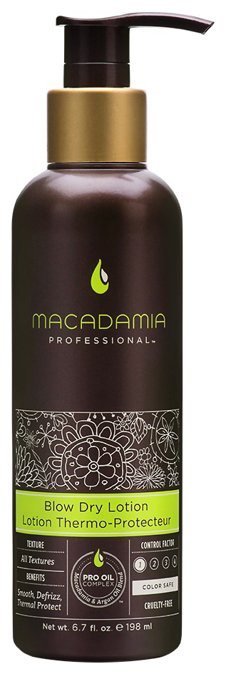 

Средство для укладки волос Macadamia Blow Dry Lotion 198 мл, blow Dry Lotion
