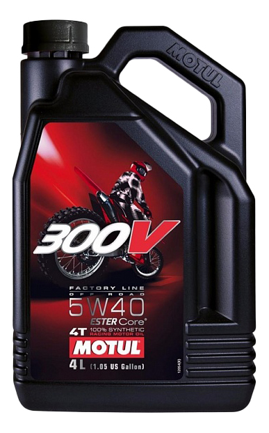 Моторное масло Motul 300V 4T Factory Line Road Racing 5W-40 4л