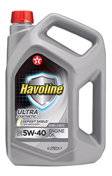 фото Моторное масло texaco havoline ultra 5w40 4 л