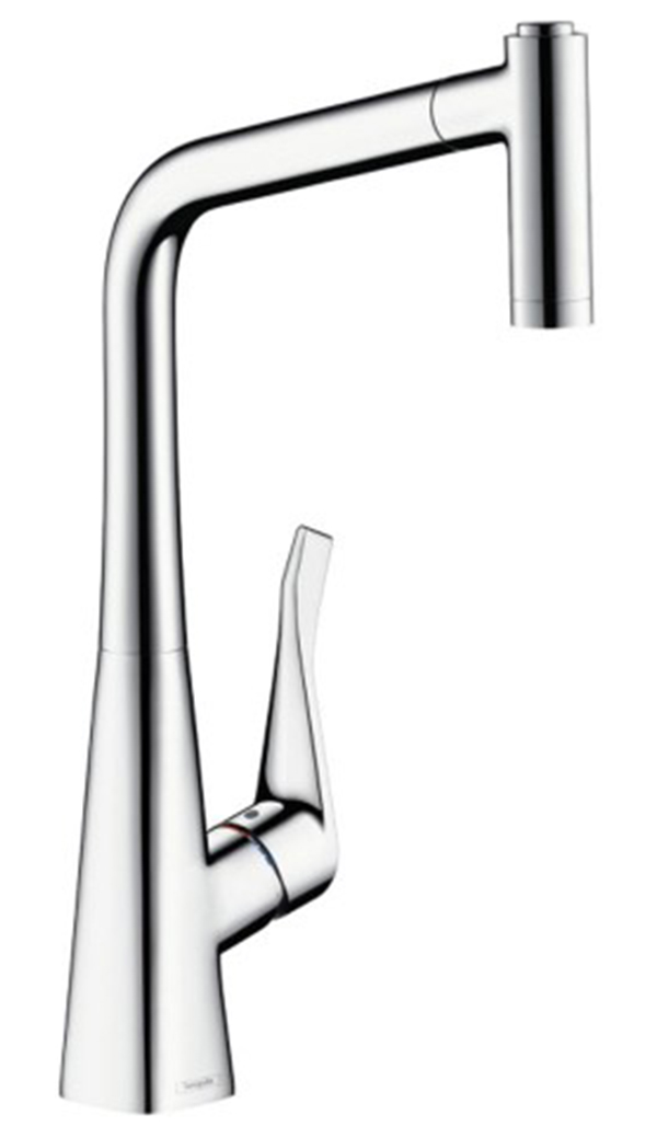 фото Смеситель для кухонной мойки hansgrohe metris 14820800 хром