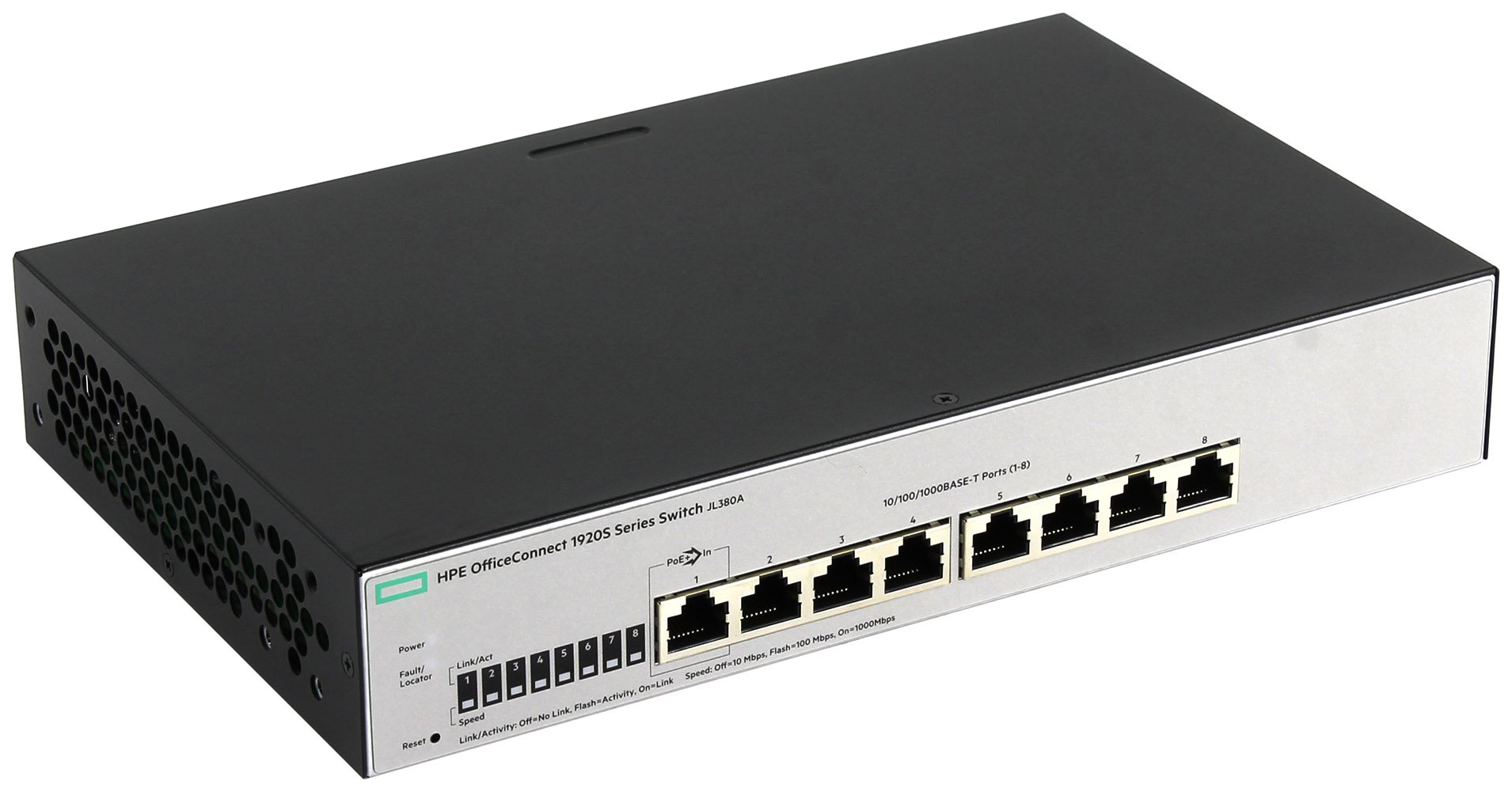

Коммутатор HP 1920S 8G JL380A Black, 1920S 8G