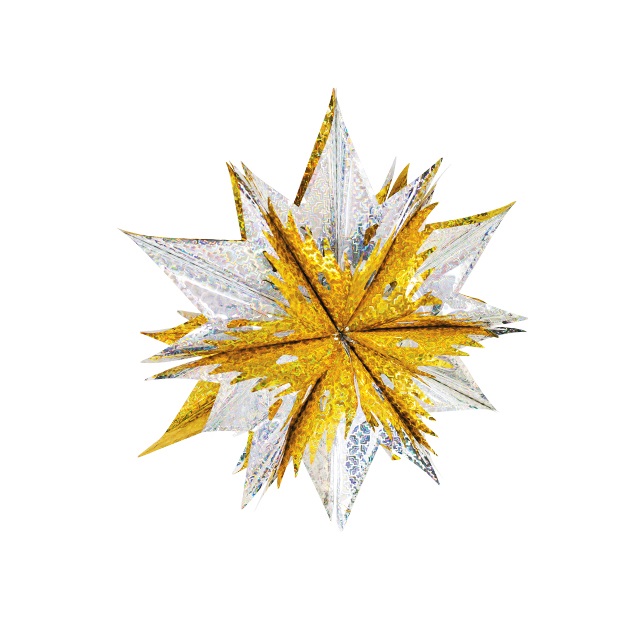 

Звезда из фольги Holiday Classics Объемная 60 см