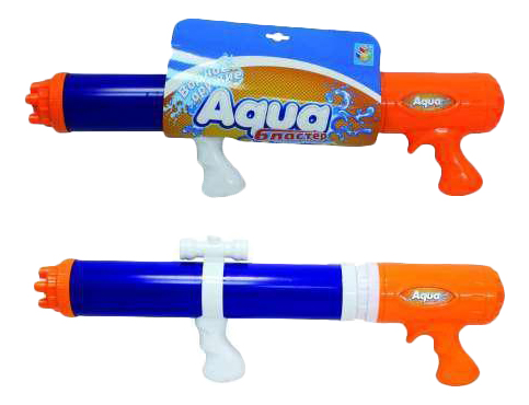 

Водяной помповой Бластер аквамания 50 см 1Toy т59466, Аквамания 50 см
