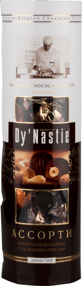 фото Конфеты шоколадные dy'nastie ассорти с цельными орехами 198 г
