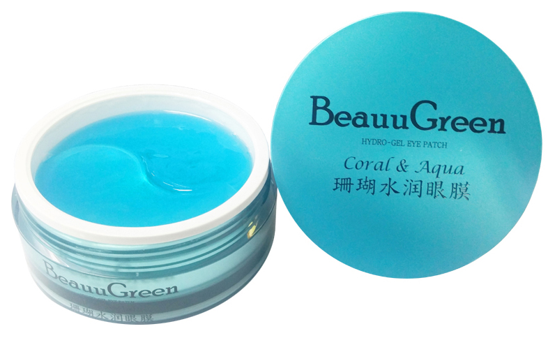 фото Патчи для глаз beauugreen coral&aqua hydrogel eye patch