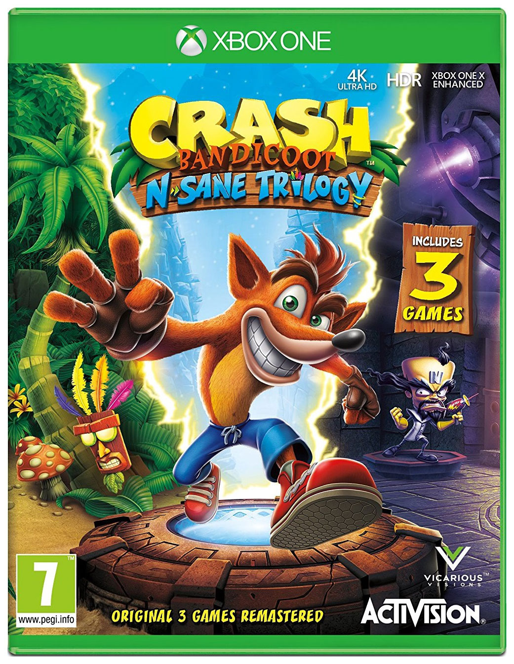 Игра Crash Bandicoot Nsane Trilogy для Microsoft Xbox One