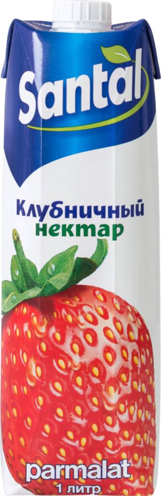 

Нектар Santal клубничный 1 л, Santal клубника