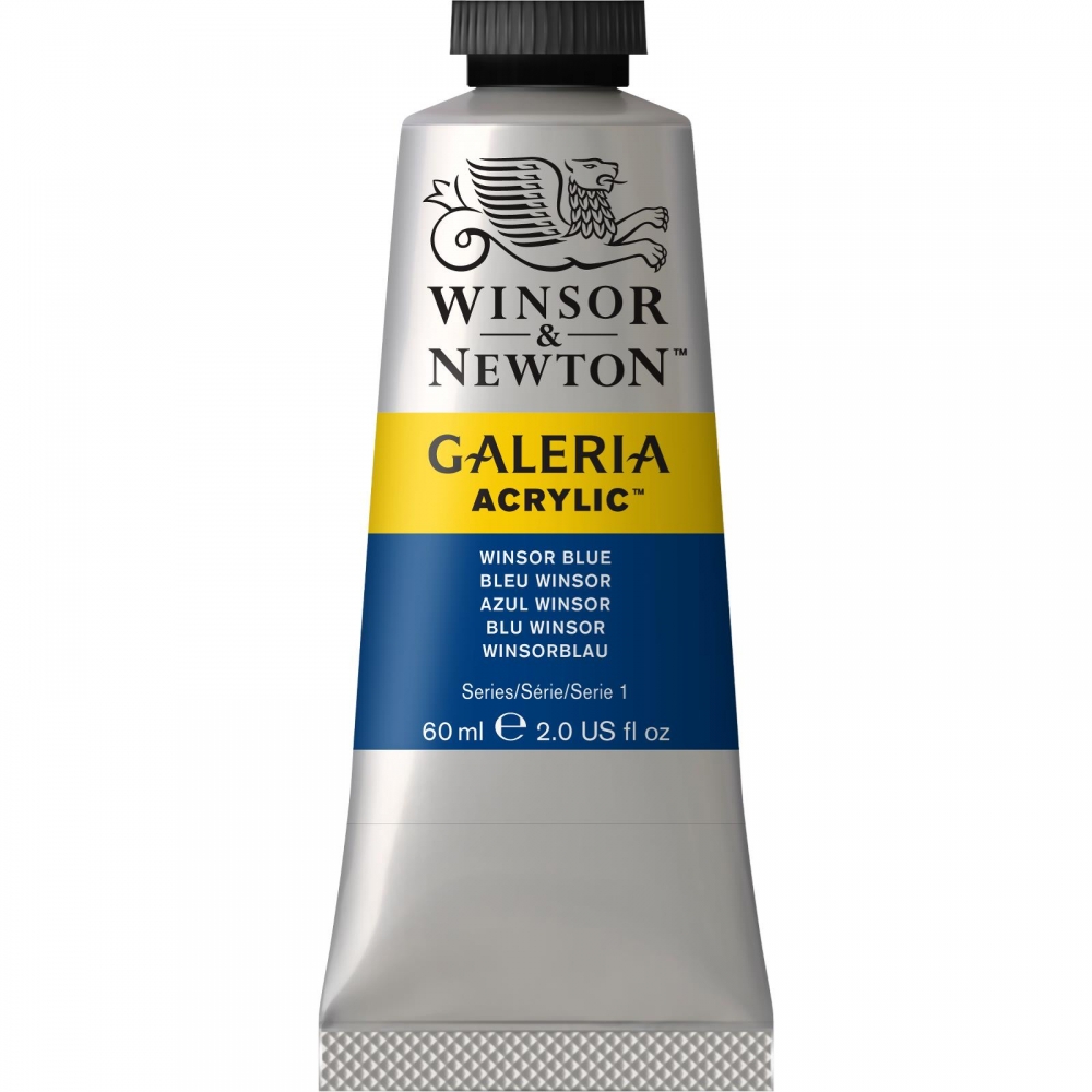 фото Акриловая краска winsor&newton galeria винзор синий 60 мл