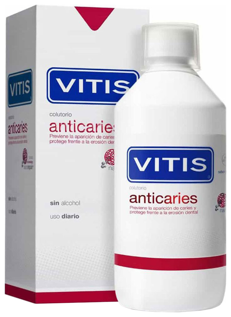 Ополаскиватель для рта Dentaid Vitis Anticaries 500 мл ополаскиватель для рта dentaid vitis sensitive 500 мл