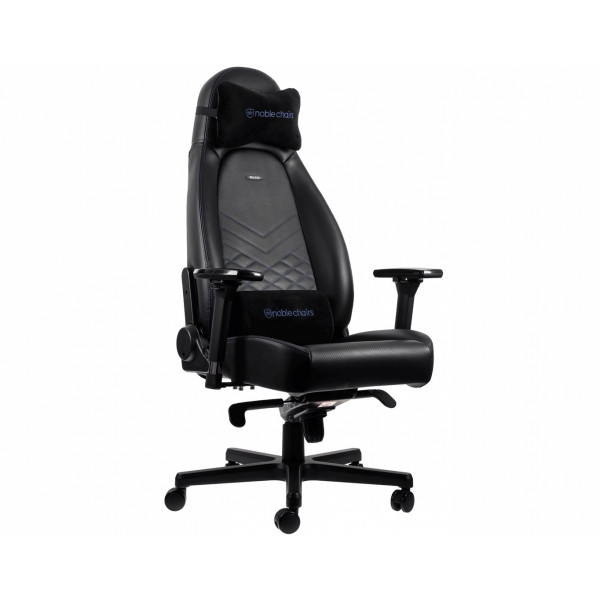 фото Игровое кресло noblechairs icon nbl-icn-pu-bbl, черный/синий