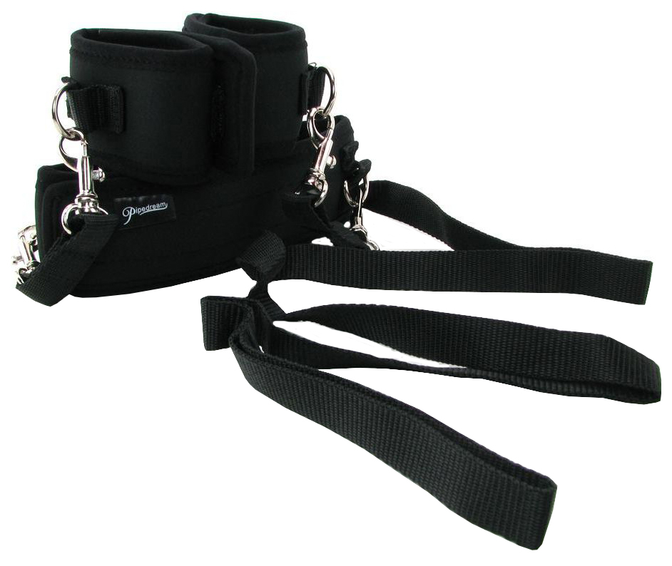 фото Набор для бондажа collar with cuffs and leash pipedream