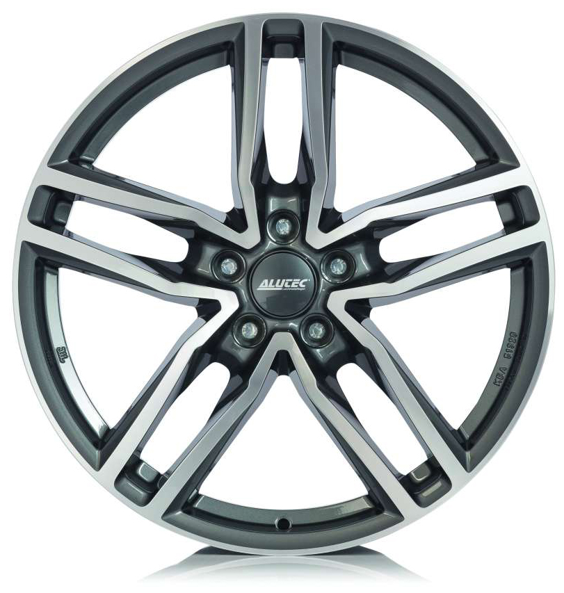 фото Колесный диск alutec ikenu 7,5/r17 5*108 et52,5 d63,4 graphite front polished ike75752f52-