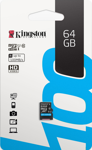 

Карта памяти Kingston SDC100 64GB, SDC100/64GB