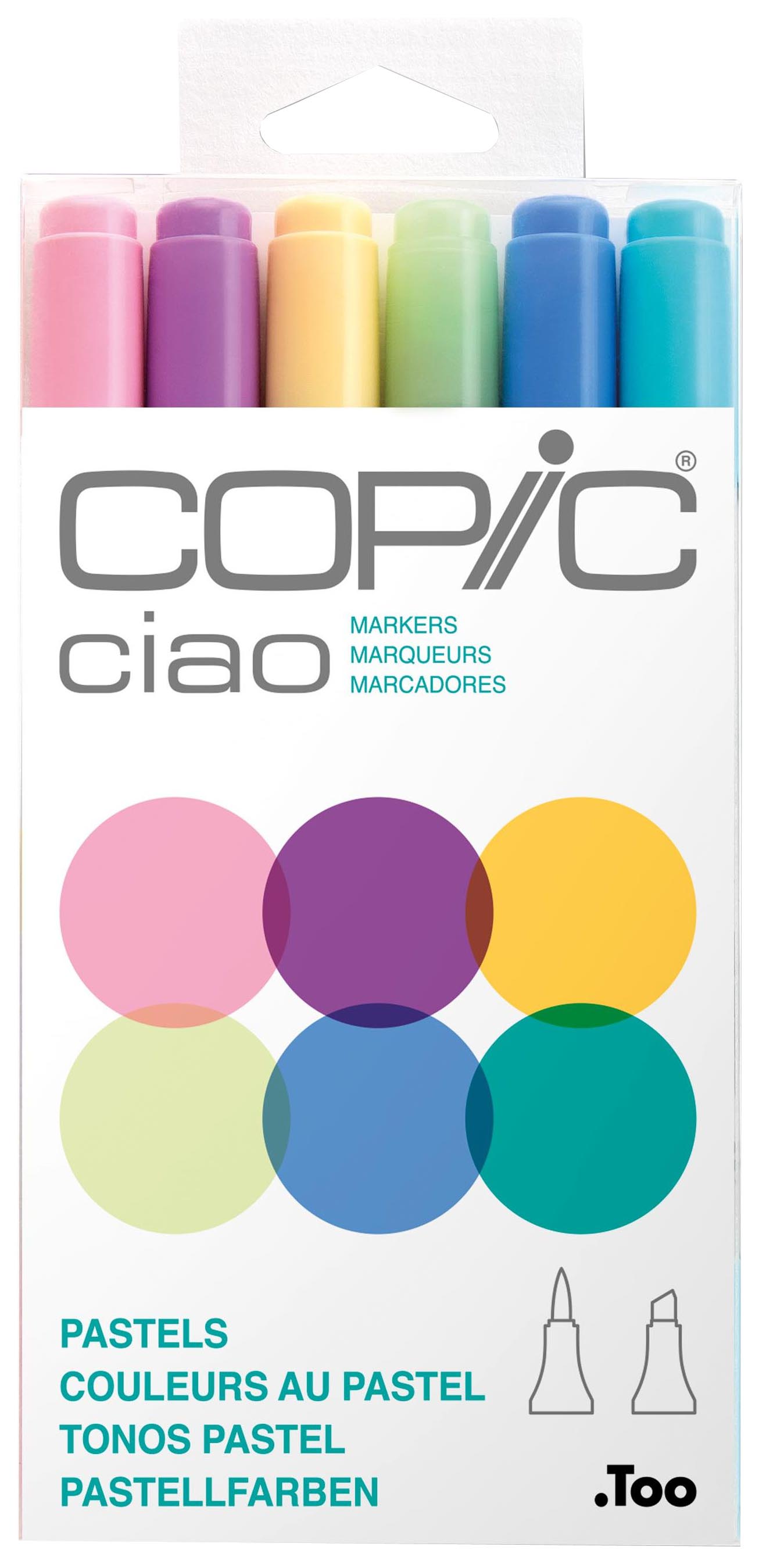 фото Набор двухсторонних маркеров copic ciao pastels