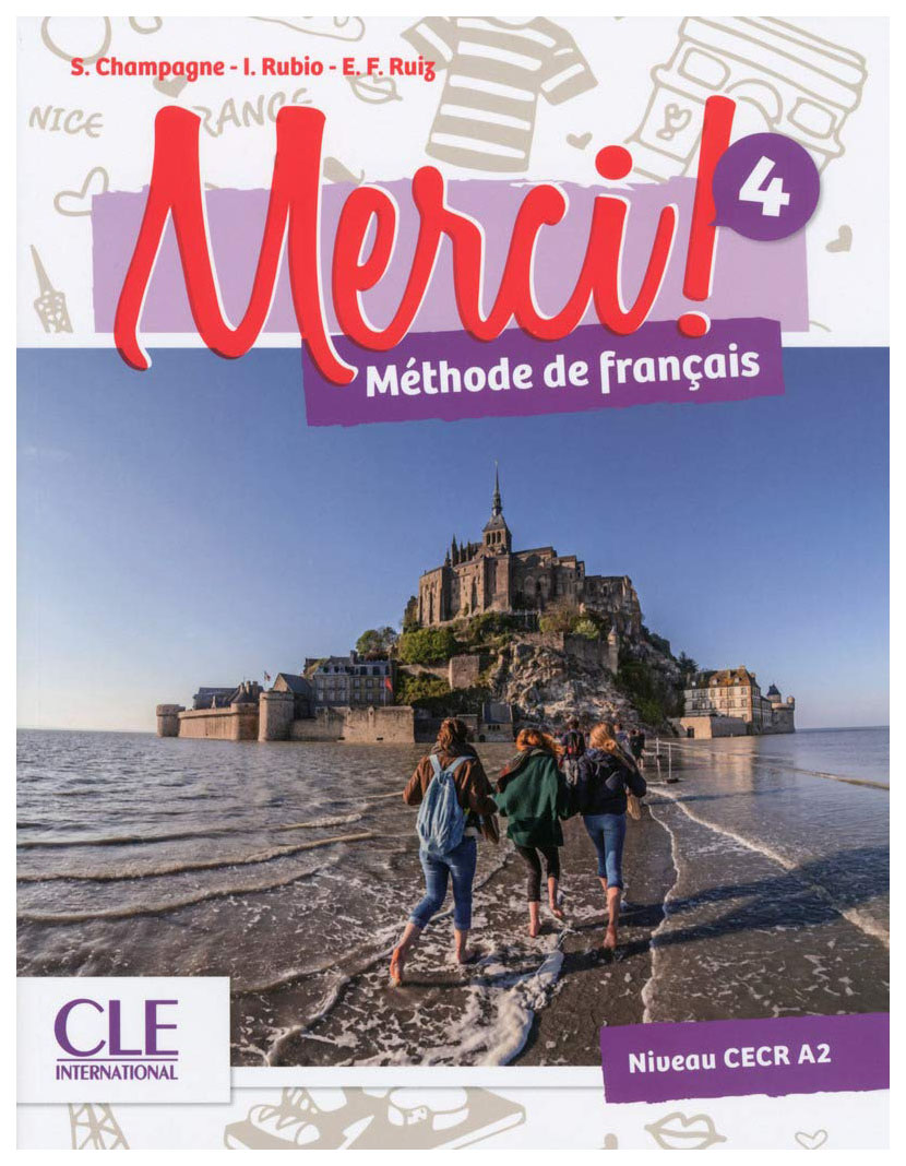 

Книга CLE International "MERCI! 4 Livre de l'eleve + DVD ROM + audio (+ DVD)"