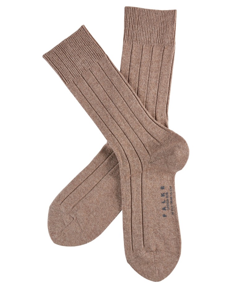 

Носки мужские FALKE Lhasa Rib SO бежевые 43-46, Lhasa Rib SO