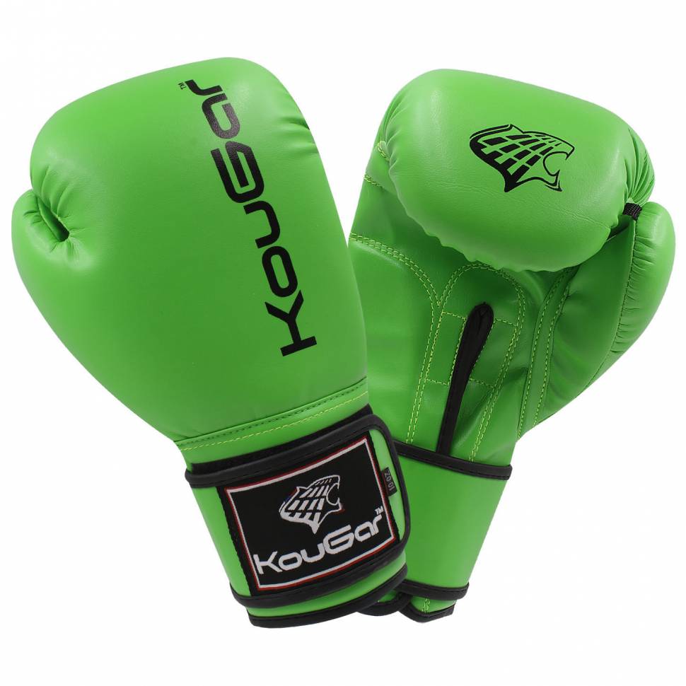 фото Боксерские перчатки kougar ko500 зеленые 4 унции