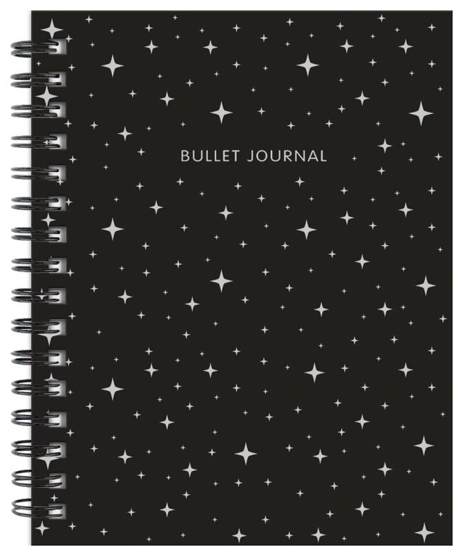 фото Творческий блокнот бомбора bullet journal черный