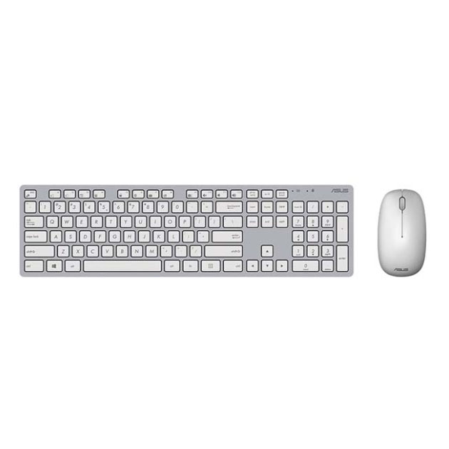 Комплект клавиатура и мышь Asus 90XB0430-BKM0Y0 White