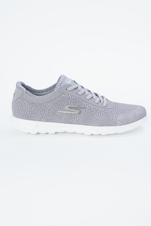 фото Кроссовки женские skechers 15352 серые 38.5 ru