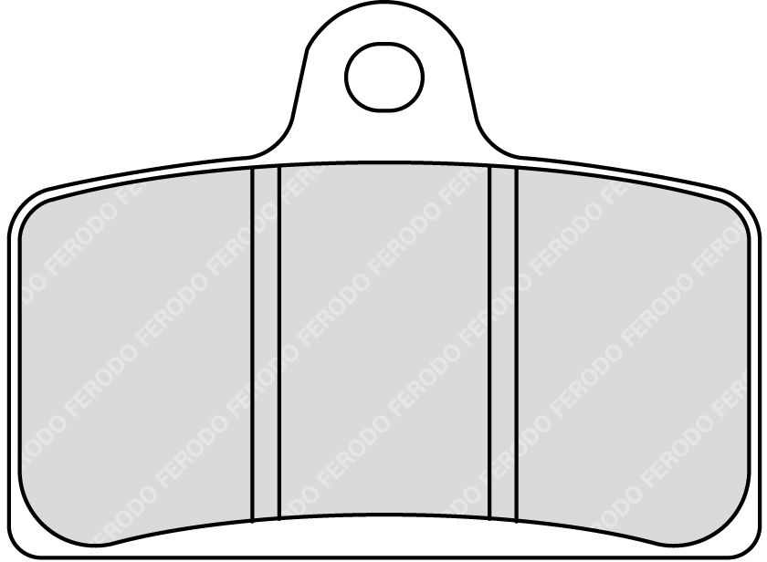 Тормозные колодки передние Ferodo FDB2201ST для мотоциклов