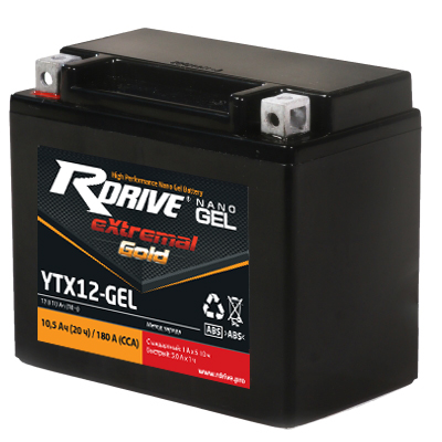 фото Аккумулятор rdrive gold ytx12-gel