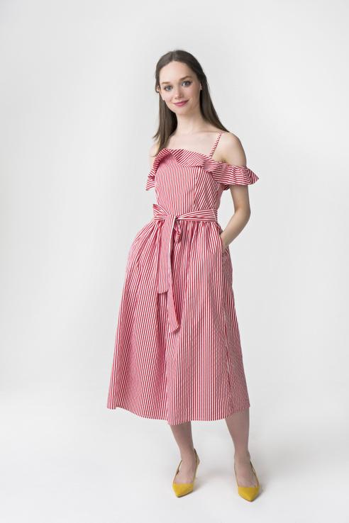 

Сарафан ZARINA 8225030530074 красный 48, 8225030530074