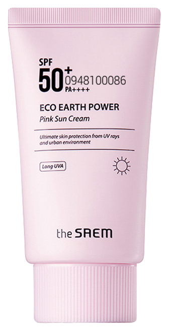 Солнцезащитное средство The Saem Eco Earth Power Pink Sun Cream 50 мл солнцезащитное средство kora усиленная защита spf 50 150 мл