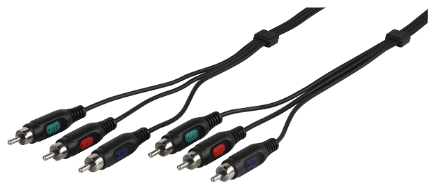 фото Кабель vivanco 3rca - 3rca 2м black (47034)