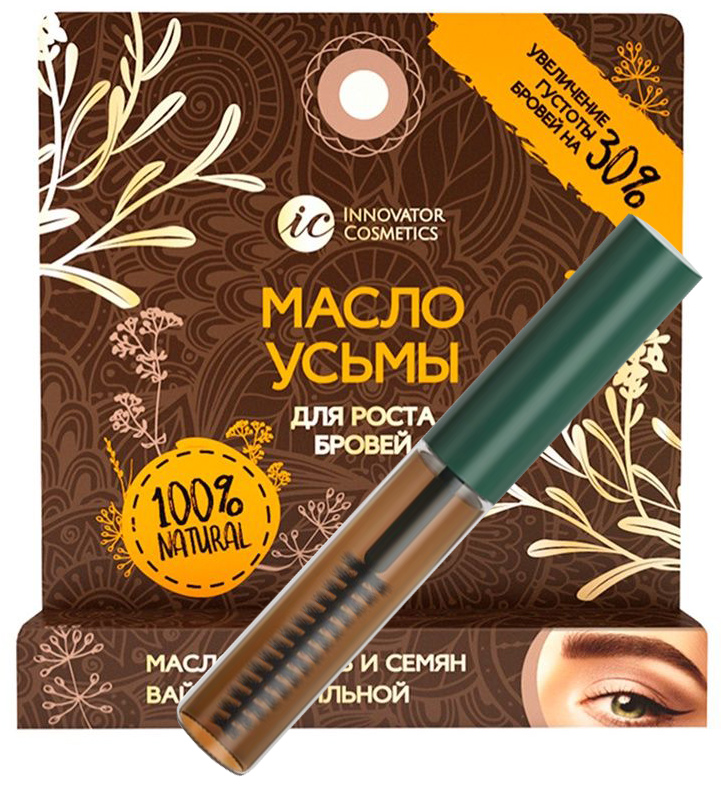 Масло усьмы для роста отзывы. Масло усьмы Innovator Cosmetics. Масло усьмы для бровей Инноватор Косметикс. Масло усьмы для роста бровей и ресниц. Масло для роста бровей усьма.