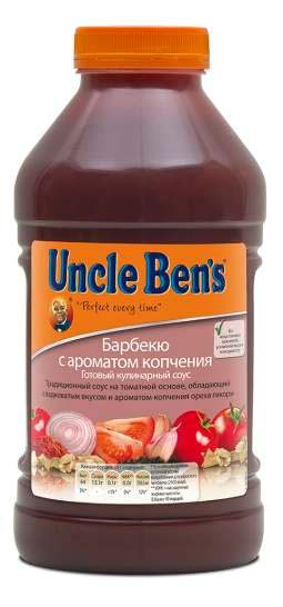 фото Соус uncle ben's томатный барбекю с ароматом копчения 2.49 кг