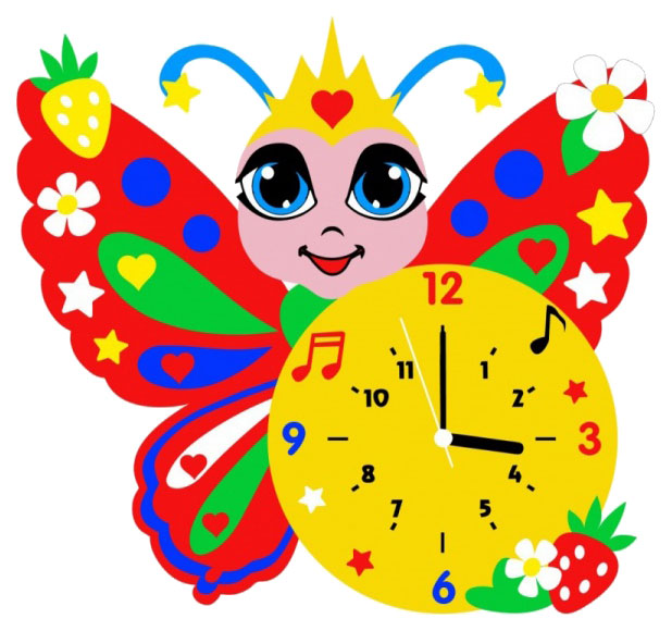 фото Набор для творчества часы бабочка cl017 color kit