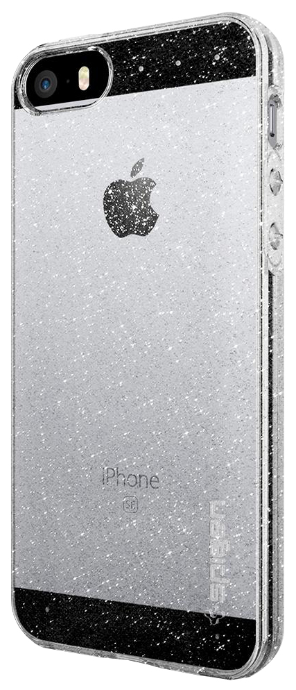 фото Чехол apple spigen liquid air glitter для iphone 5/ 5s/ se прозрачный 041cs21959