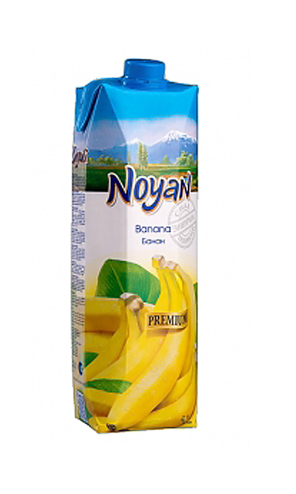 

Банановый нектар Noyan premium 1 л, Noyan банан