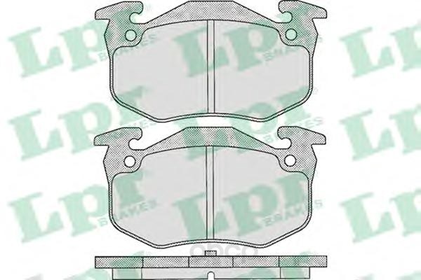 

Колодки тормозные Lpr 05P307