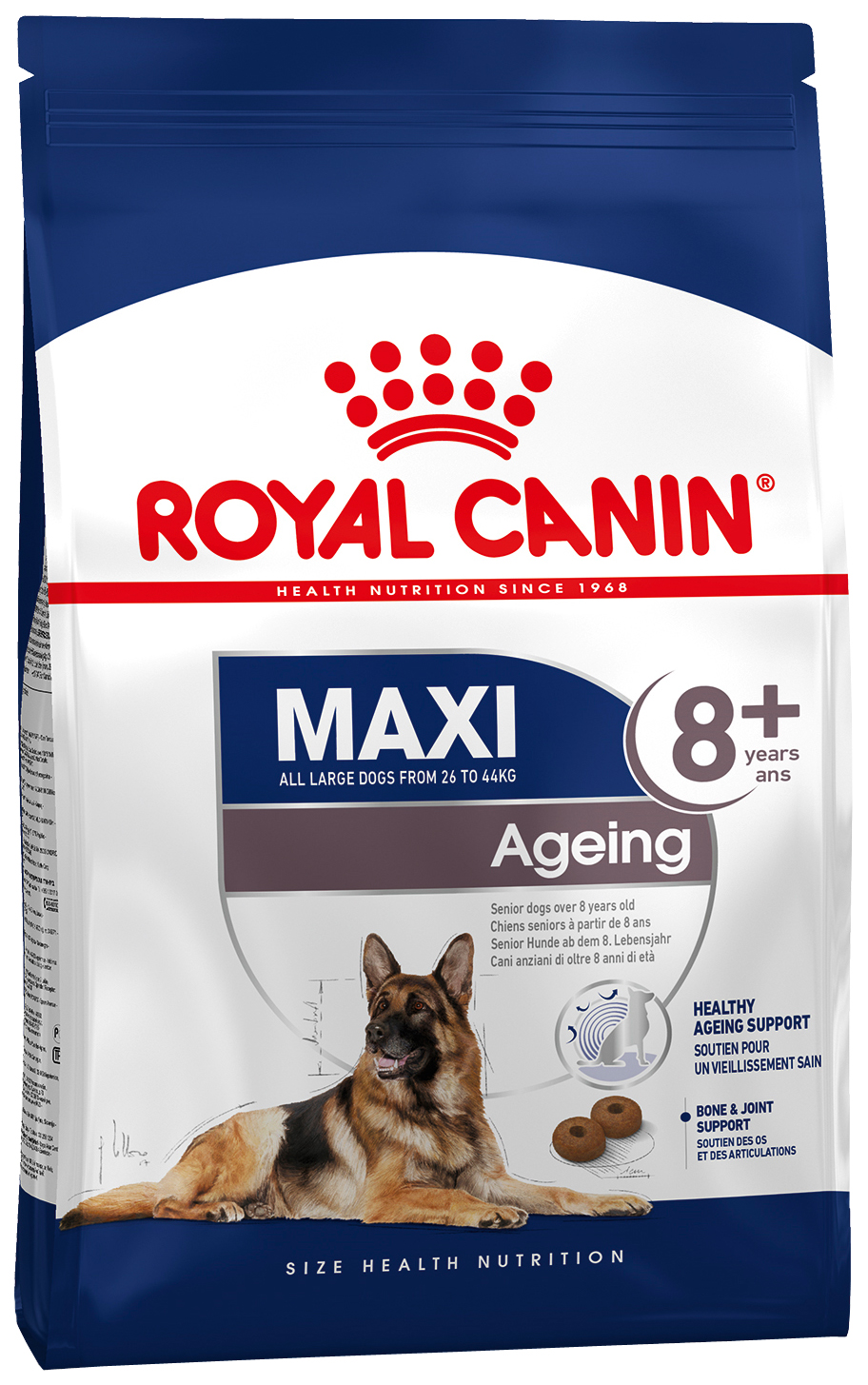 фото Сухой корм для собак royal canin ageing 8+ maxi, рис, птица, 15кг