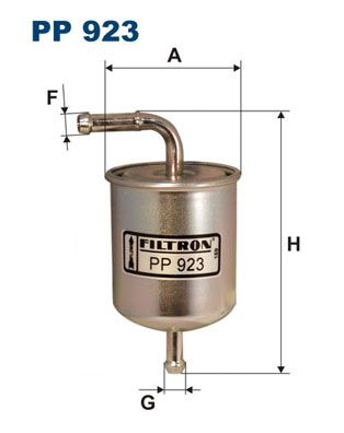 фото Фильтр топливный filtron pp923