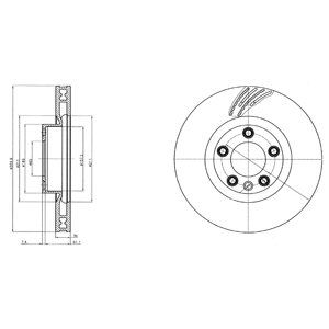 

Тормозной диск DELPHI BG9100C