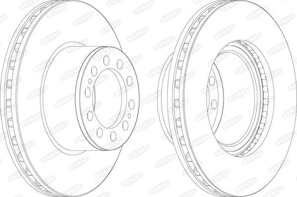 фото Тормозной диск beral bcr323a