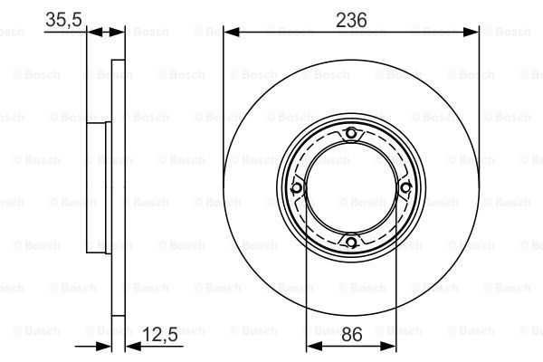 фото Тормозной диск bosch 0986479r81