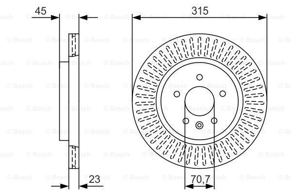 фото Тормозной диск bosch 0986479u65