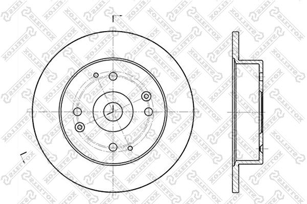 фото Тормозной диск stellox 6020-9939-sx