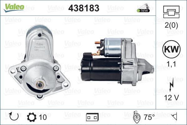 

Стартер Valeo 438183